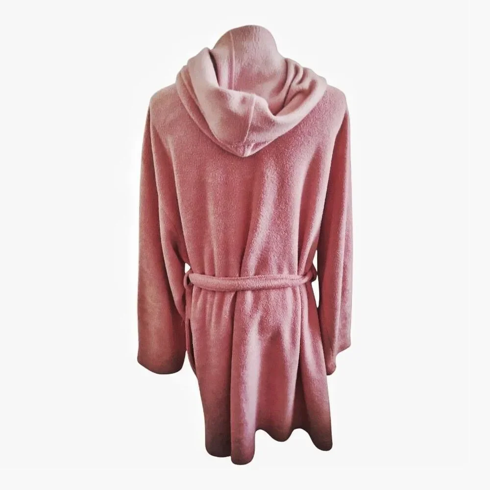 Victoria's Secret‎ Cozy Plush Short Belted Robe Size M/L